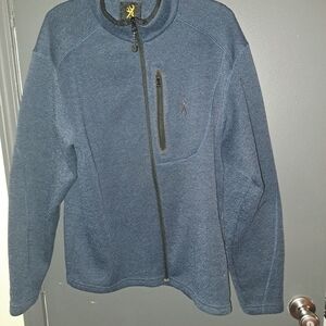 Blue Full-Zip Jacket Browning Mens Large